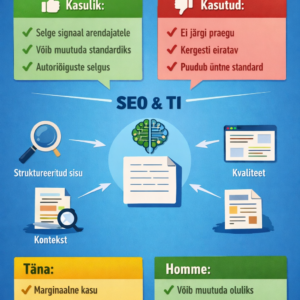 SEO ja TI (AI) tehniline sarnasus või erinevus?